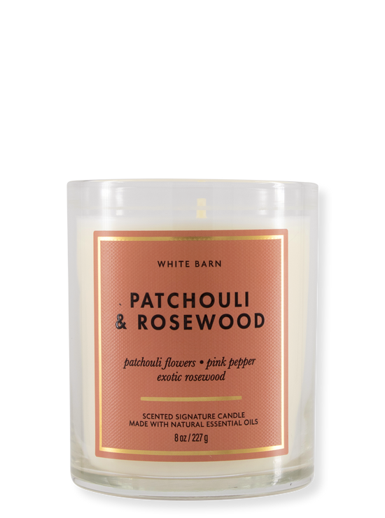 1 -f Candle - Patchouli & Rosewood - 227g