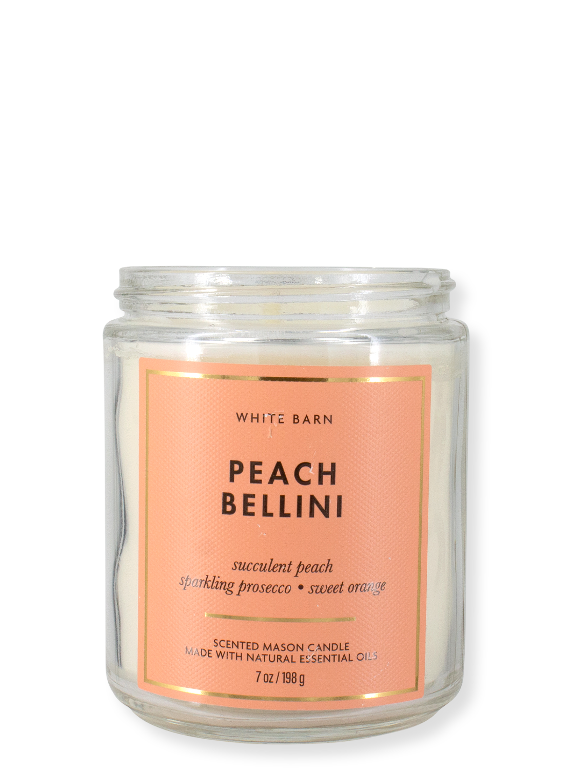 1-Docht Kerze  - Peach Bellini - 198g