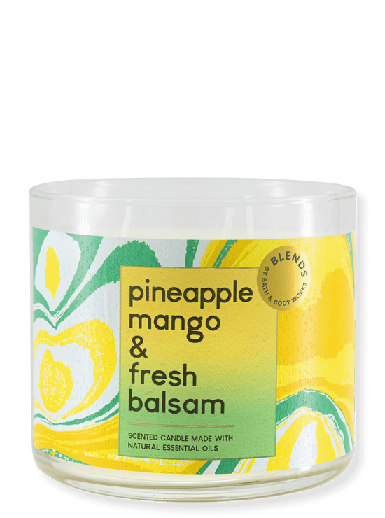 3-Docht Kerze - Pineapple Mango & Fresh Balsam - 411g
