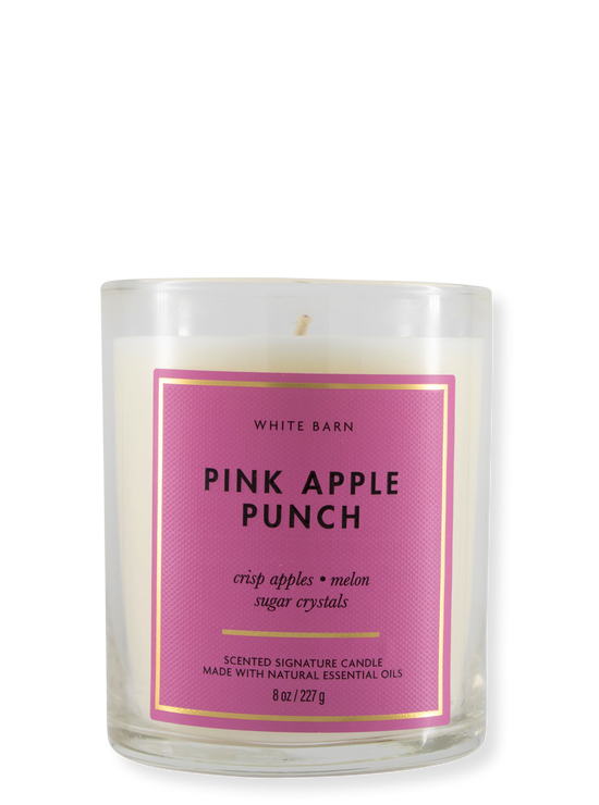 1 -Als kaarsen - roze Apple Punch - 227G