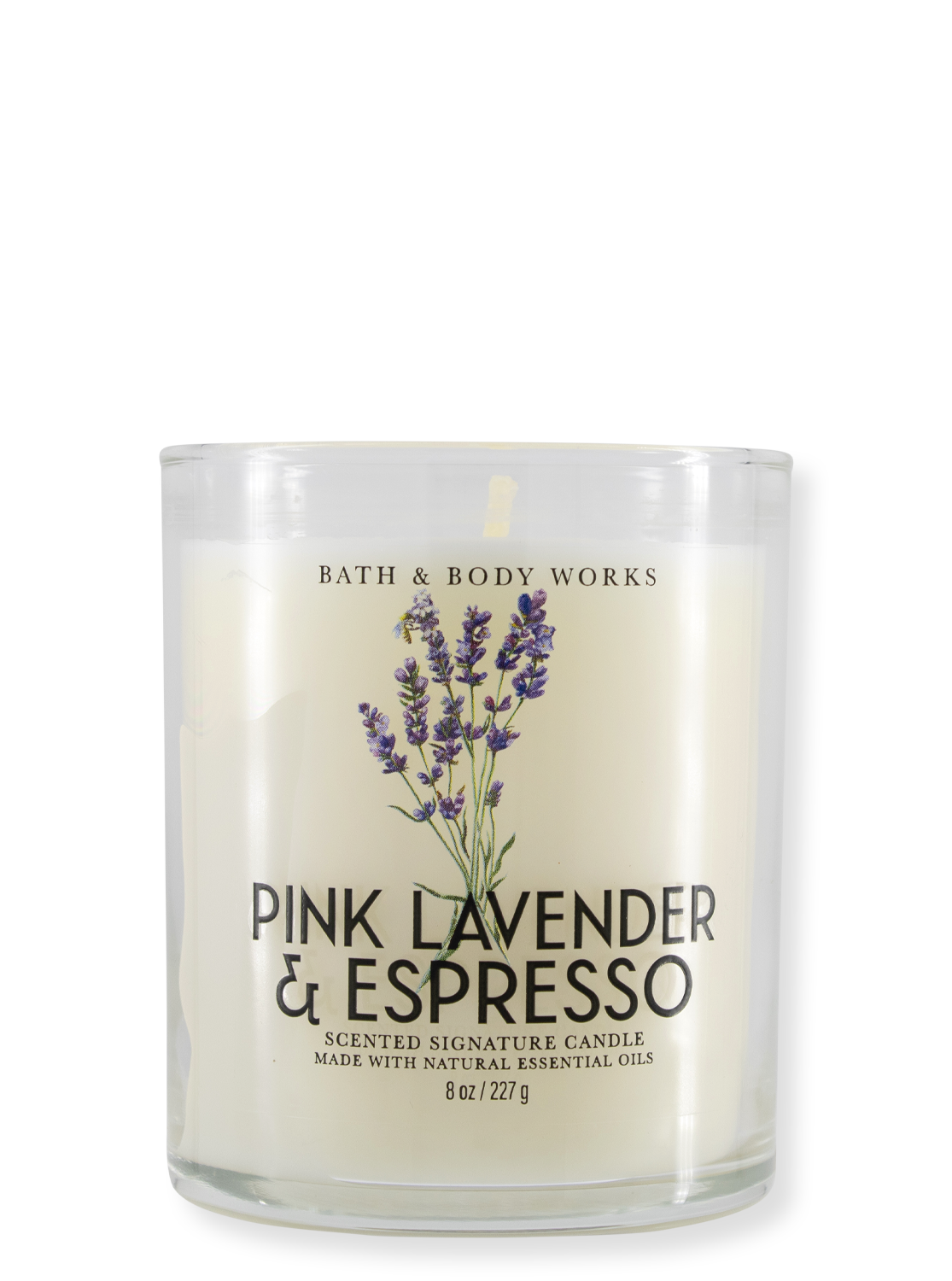 1-Docht Kerze - Pink Lavender & Espresso - 227g