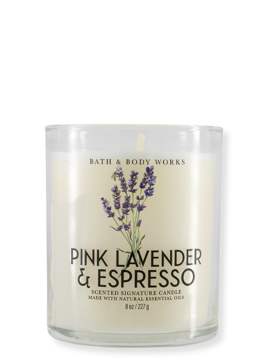 1 -Als kaarsen - roze lavendel & espresso - 227G