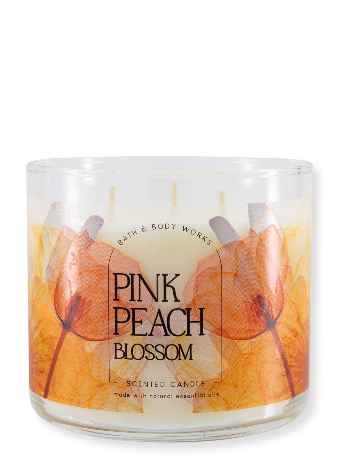 3-Docht Kerze - Pink Peach Blossom - 411g