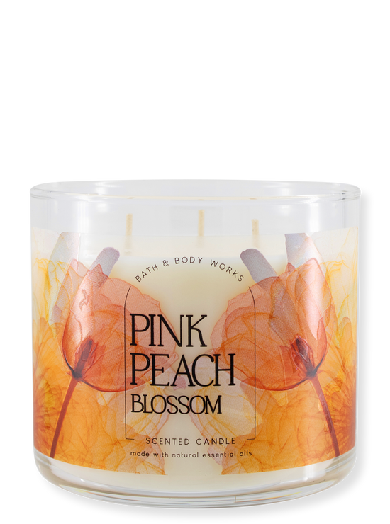 3-Docht Kerze - Pink Peach Blossom - 411g