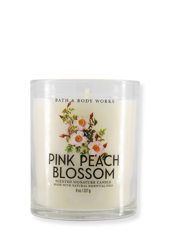 1-Wick Candle - Pink Peach Blossom - 227g
