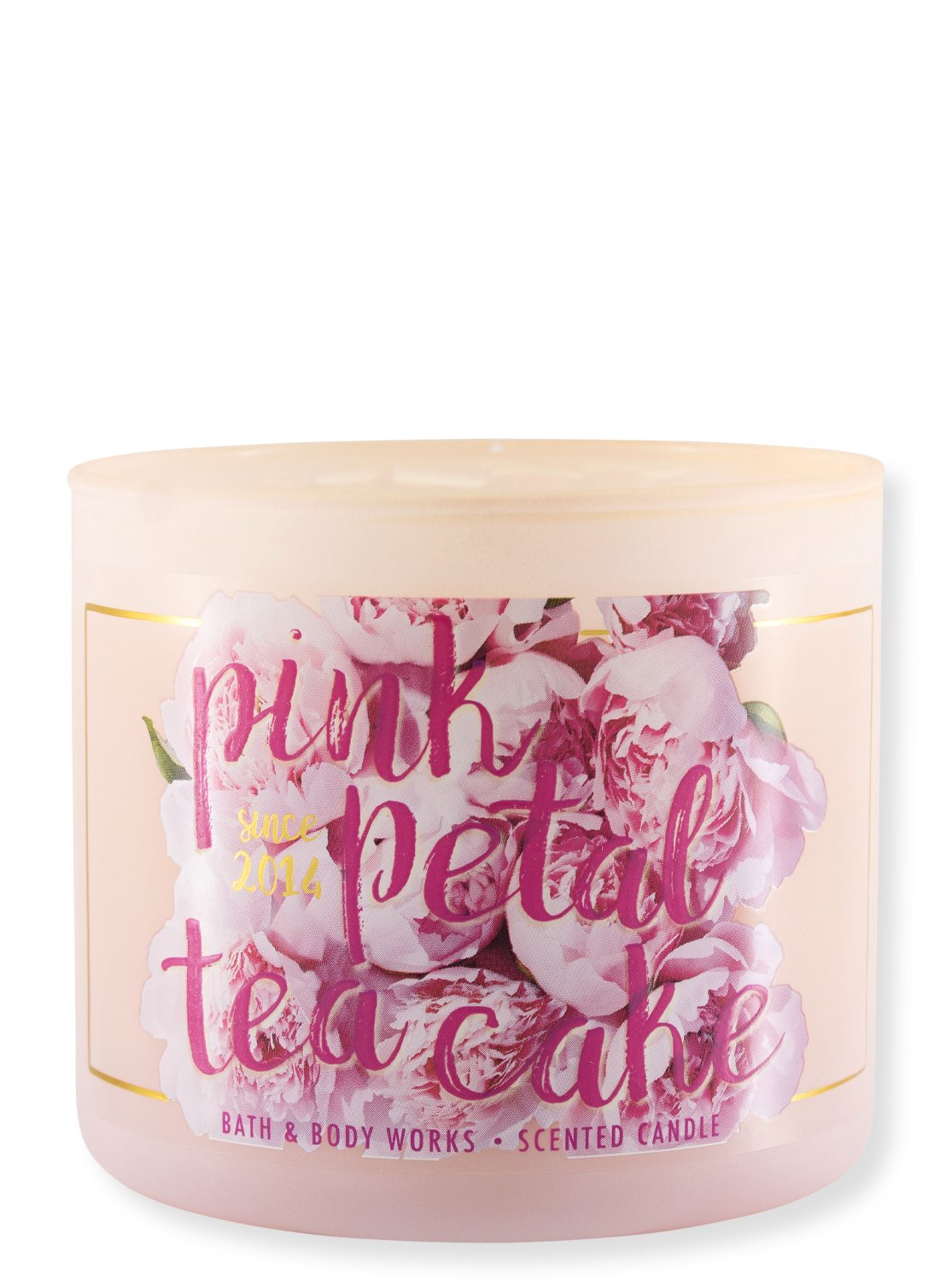 RARITÄT - 3-Docht Kerze - Pink Petal Tea Cake - 411g