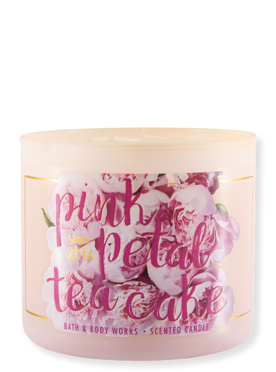 Rarity - 3-Butt Candle - Pink Petral Tea Cake - 411G