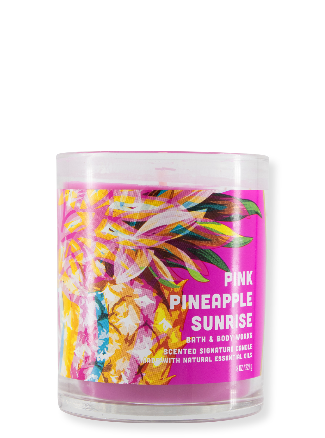 1-Docht Kerze - Pink Pineapple Sunrise - 227g