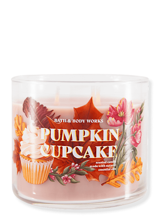 3-Docht Kerze - Pumpkin Cupcake - 411g
