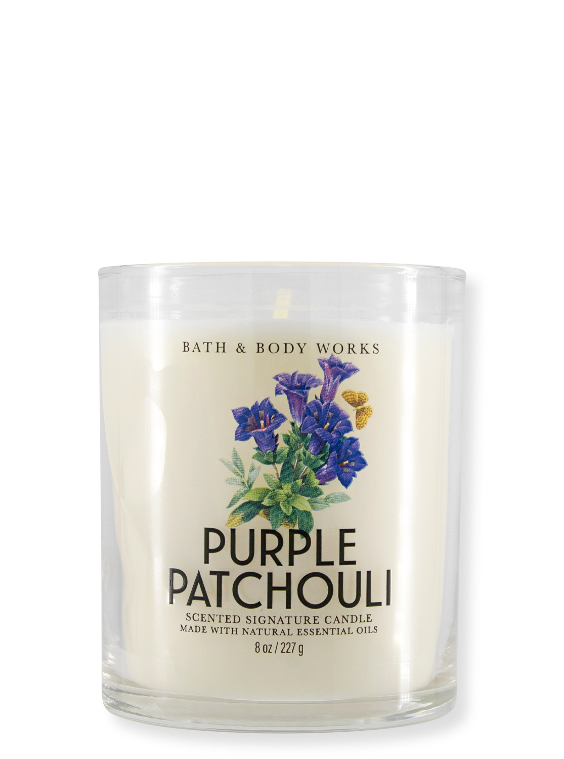 Laden Sie das Bild in den Galerie-Viewer, 1-Docht Kerze - Purple Patchouli - 227g
