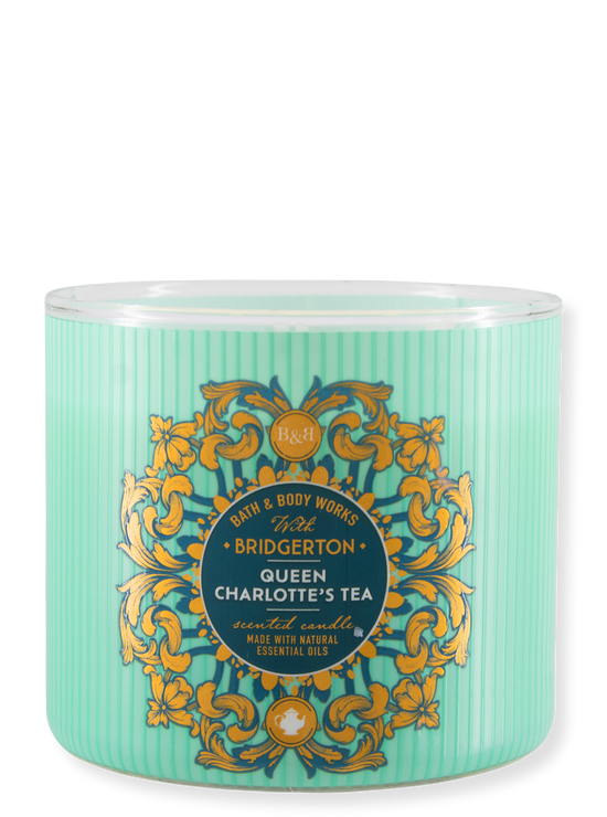 3 -Docht candle - Bridgerton Queen Charlotte´s Tea - Limited Edition - 411g