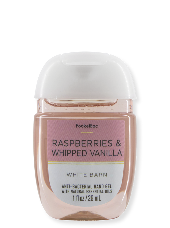 Hand disinfection gel - Raspberries & Whipped Vanilla - 29ml