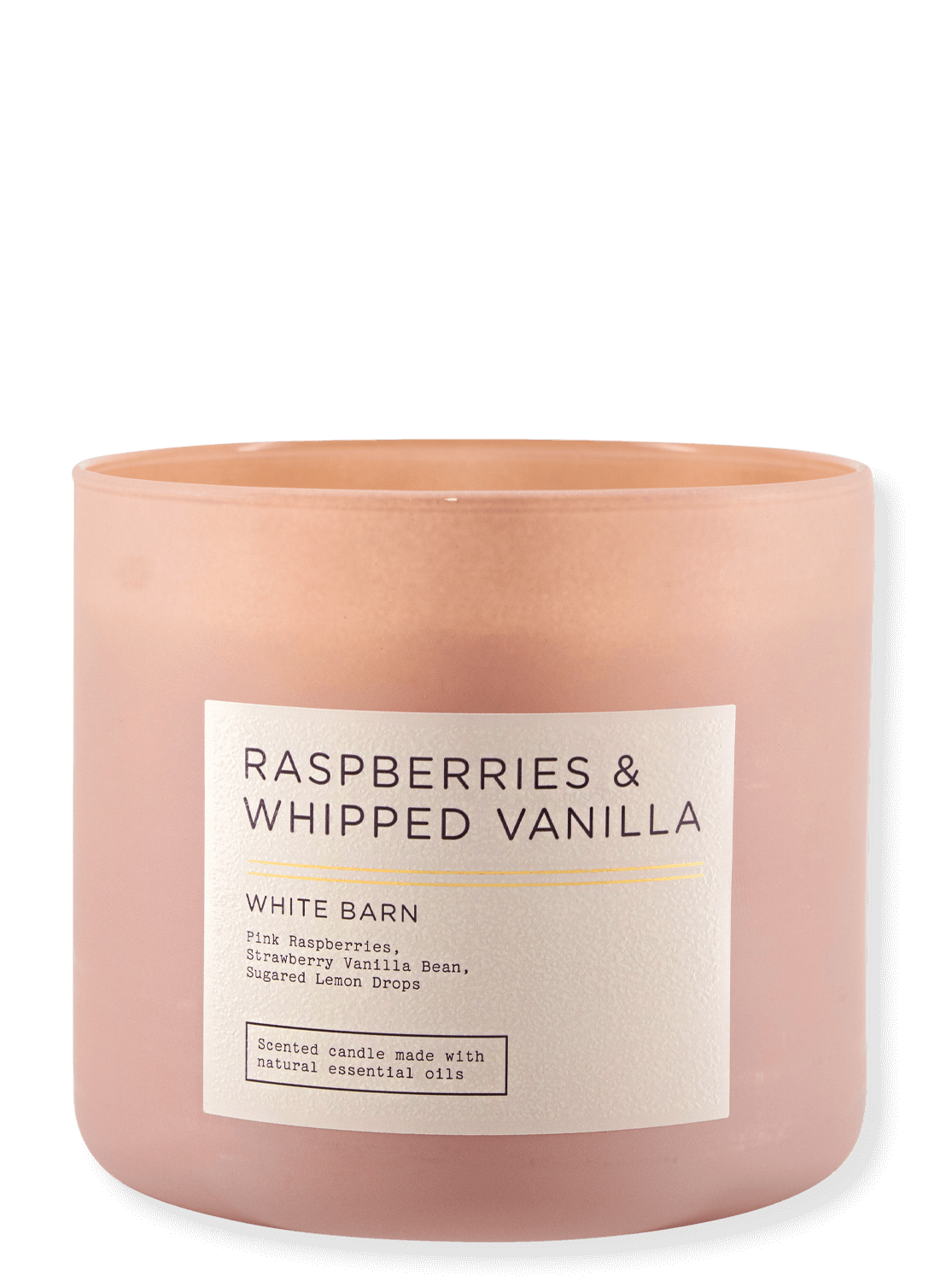 3 -docht candle - Raspberries & Whipped Vanilla - 411g