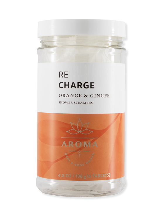 Shower-Steamer - AROMA - Re Charge - Orange & Ginger - 136g