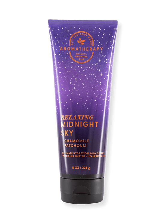 Body Cream - Aromatherapy - Relaxing Midnight Sky - Chamomile Patchouli - 226g