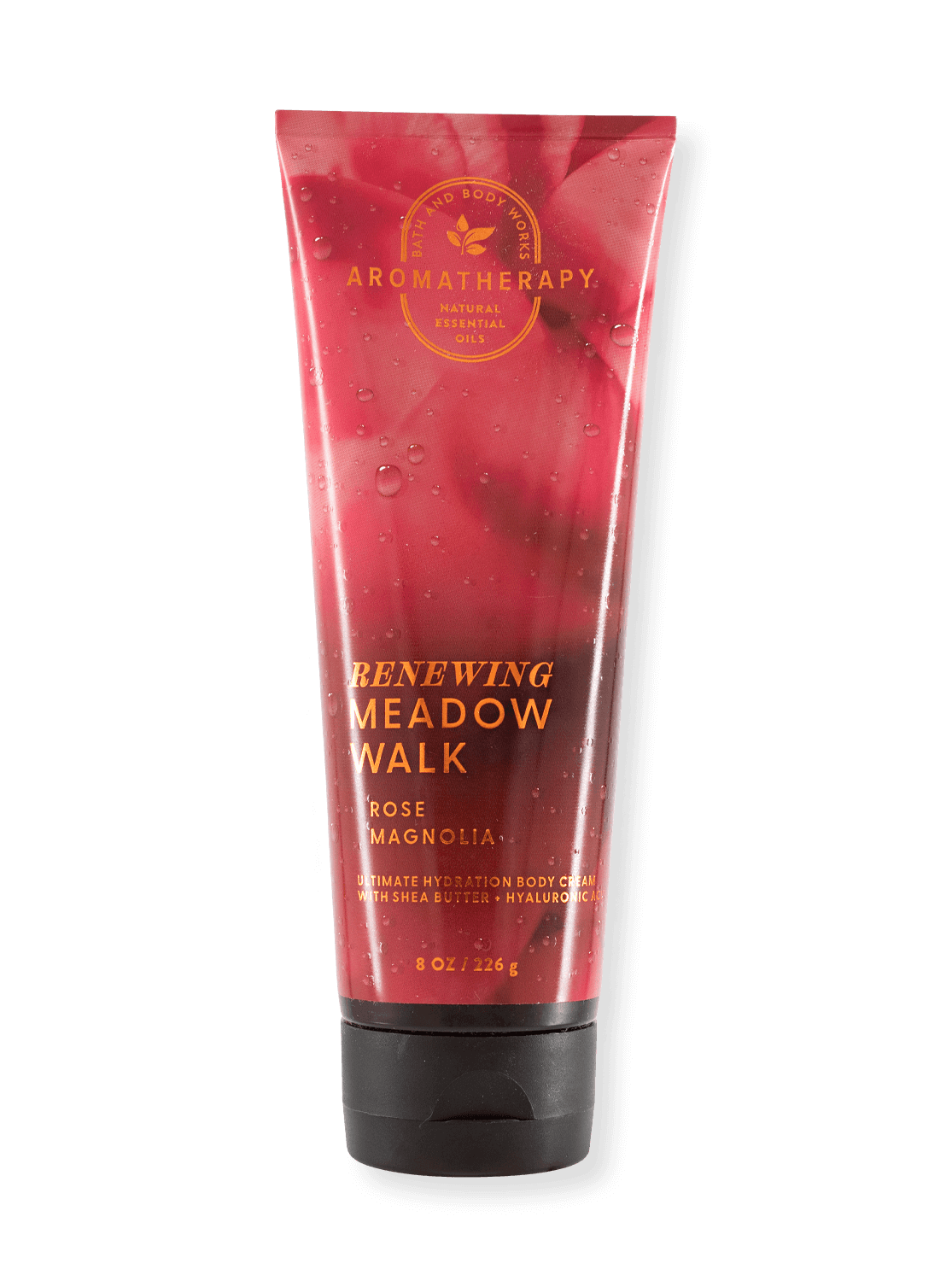 Body Cream - Aromatherapy - Renewing Meadow Walk - Rose Magnolia - 226g