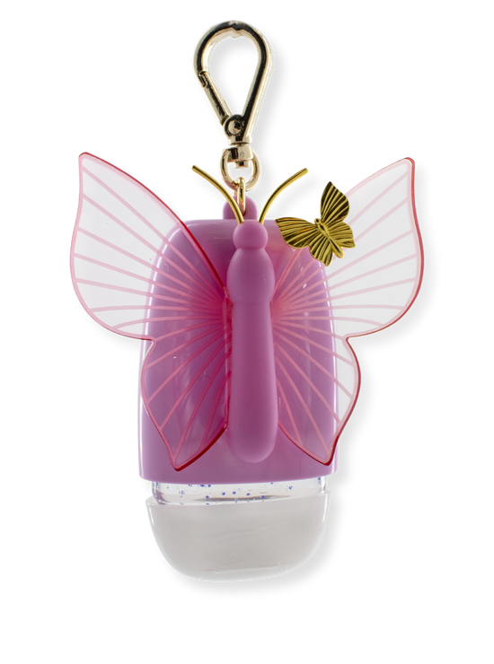 Hanger voor handdesinfectiegel - delicate vlinder (verlichten)