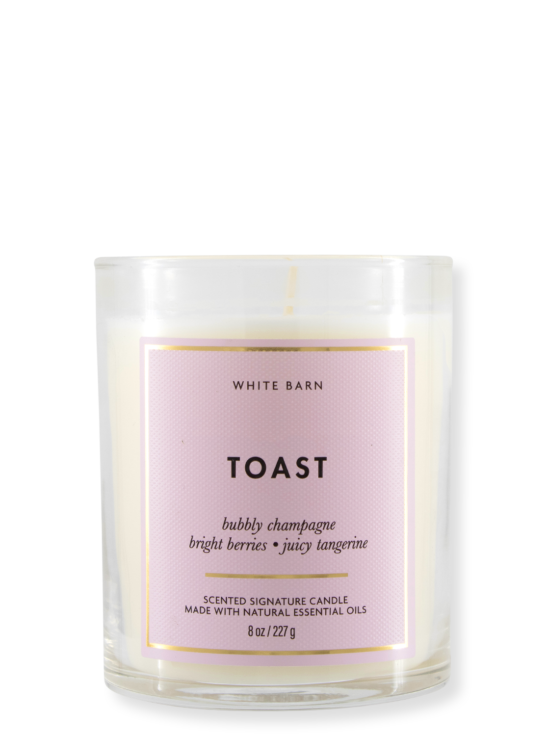 1-wick candle - champagne toast - 227g