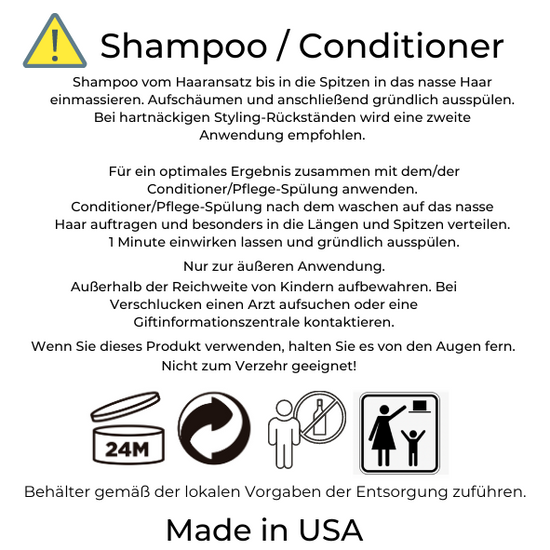 Shampooing de cheveux quotidien - avec aloès et vitamine E - pour les hommes - 473 ml