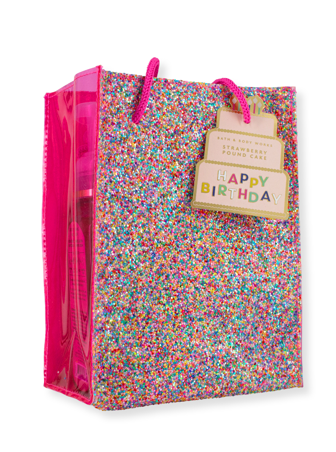 Gift bag - Happy Birthday - Strawberry Pound Cake - 259ml/198g
