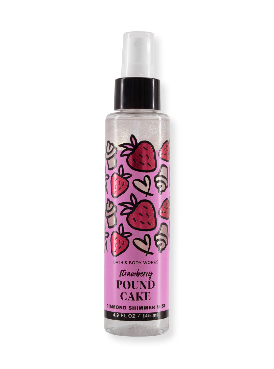 Body Spray - Strawberry Pound Cake - Diamond Shimmer - 145 ml