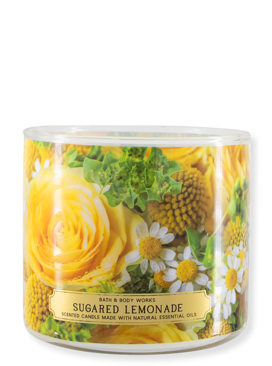 3 -DOCHT Candle - Sugared Limonade - 411G
