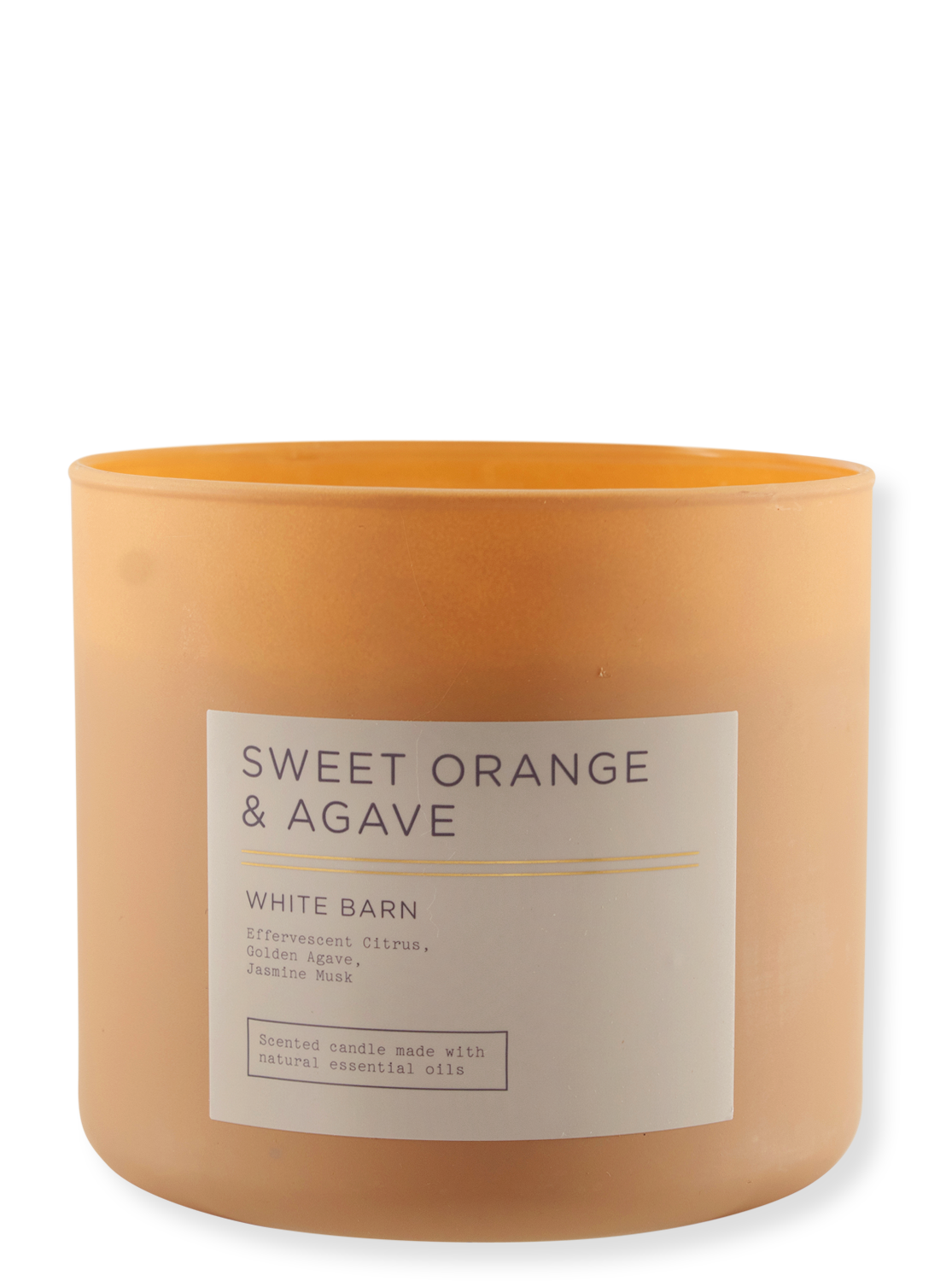 3 -Docht candle - Sweet Orange & Agave - 411g