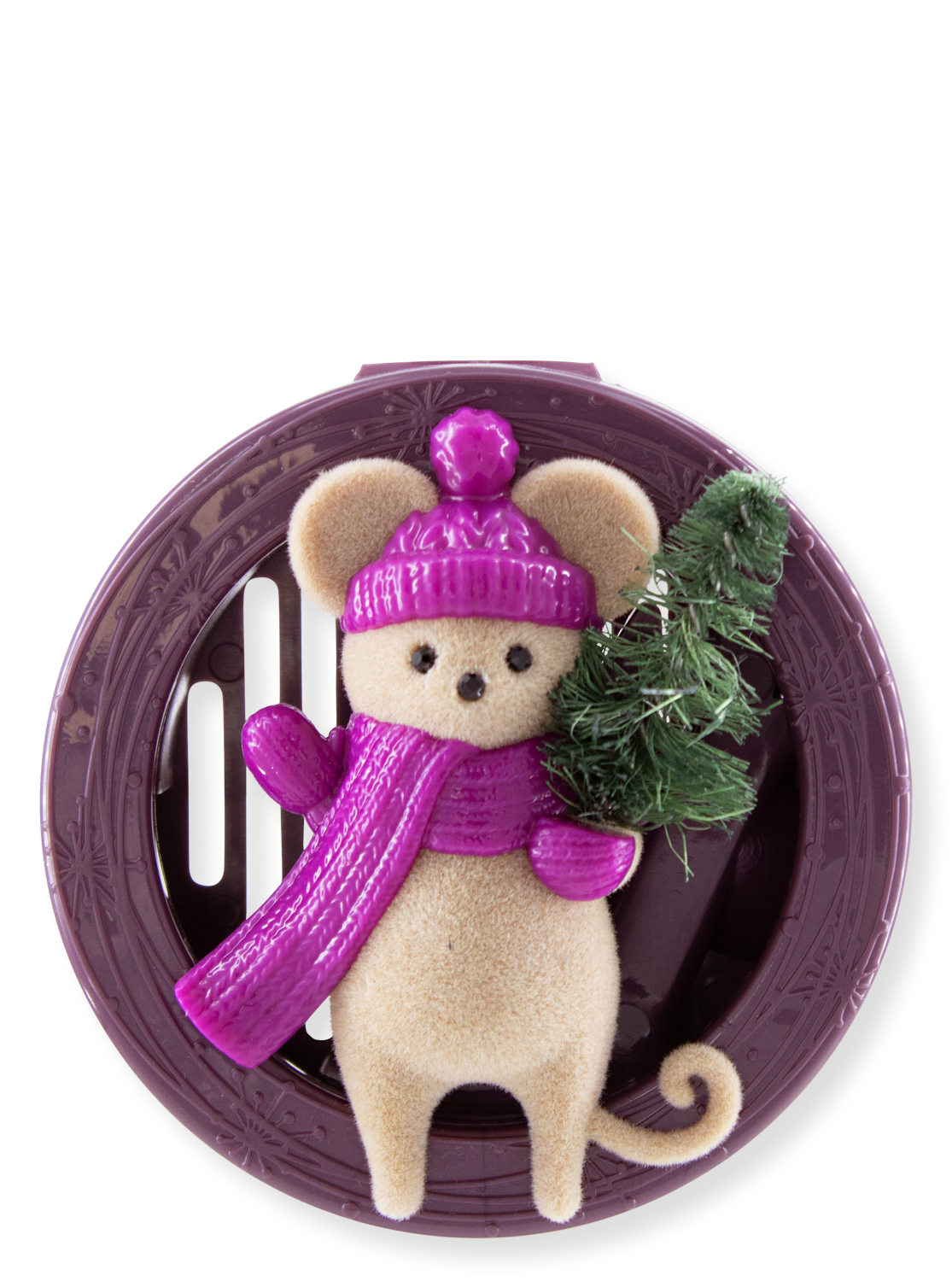 Lüftungsstecker & Visier-Clip - Weihnachtsmaus Lufterfrischer-Clip