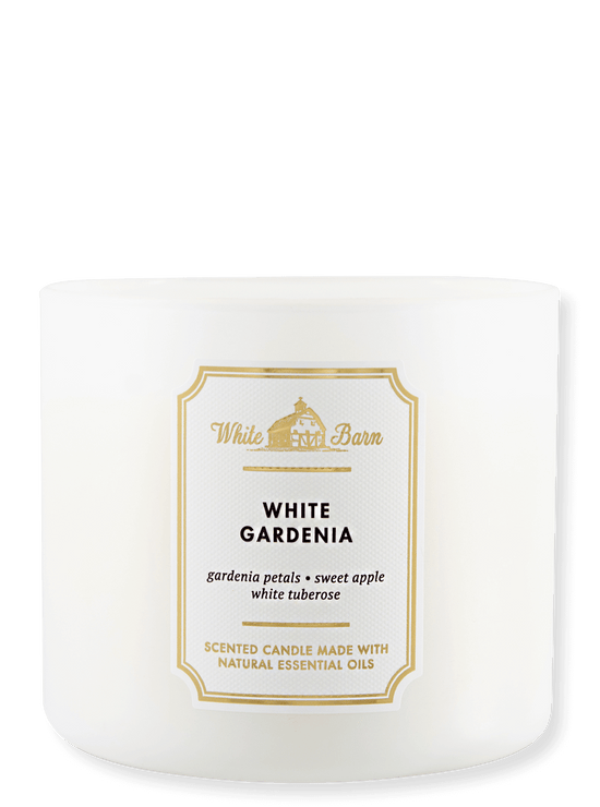 3 -Docht Candle - White Gardenia - 411g