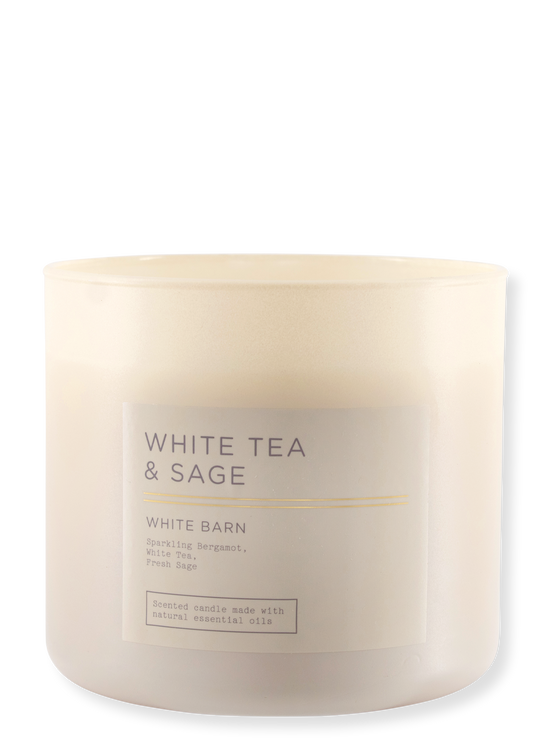 3-Docht Kerze - White Tea & Sage - 411g