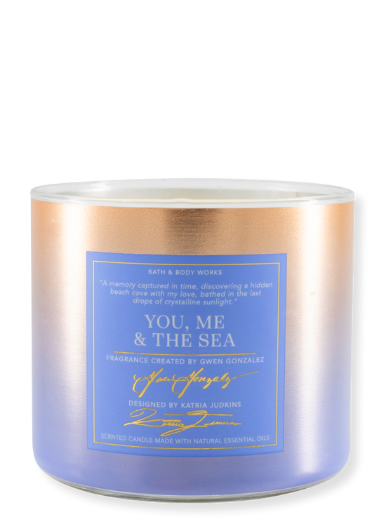 3 -Docht candle - You, Me & The Sea - Limited Edition - 411g