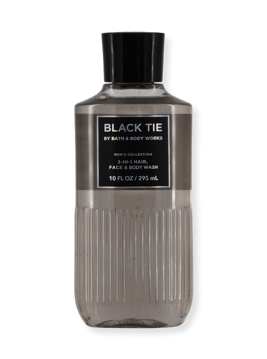 3in1 - haar - gezicht & Body Wash - Black Tie - voor mannen - 295 ml