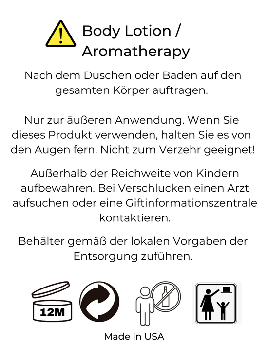 Body Lotion - Aromatherapy - Stress Relief - Eucalyptus & Tea - 192ml