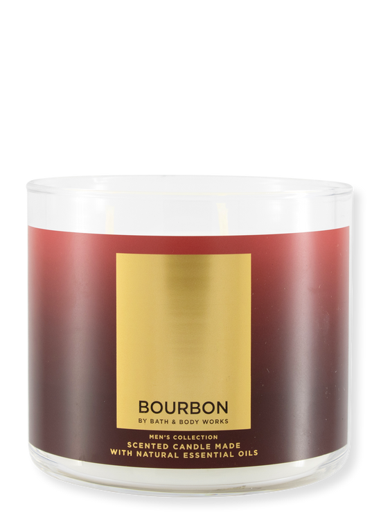 3-wick candle - Bourbon - 411g