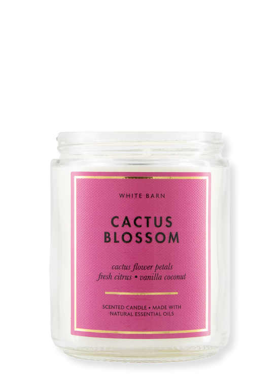 1-Docht Kerze - Cactus Blossom - 198g
