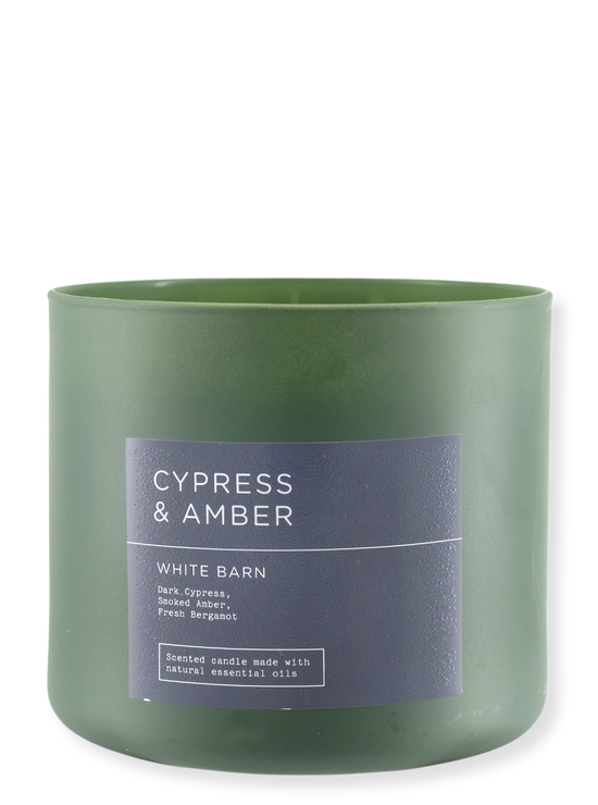 3-Docht Kerze - Cypress & Amber - 411g