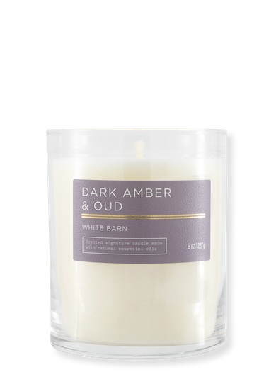 1-Docht Kerze - Dark Amber & Oud - 227g