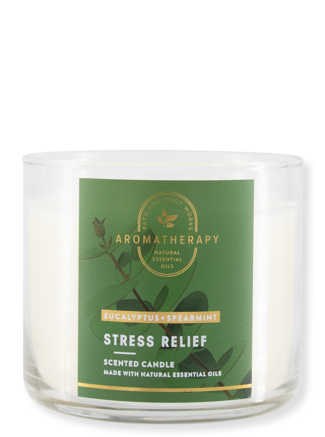 3-Docht Kerze - AROMA Stress Relief - Eucalyptus & Spearmint - 411g