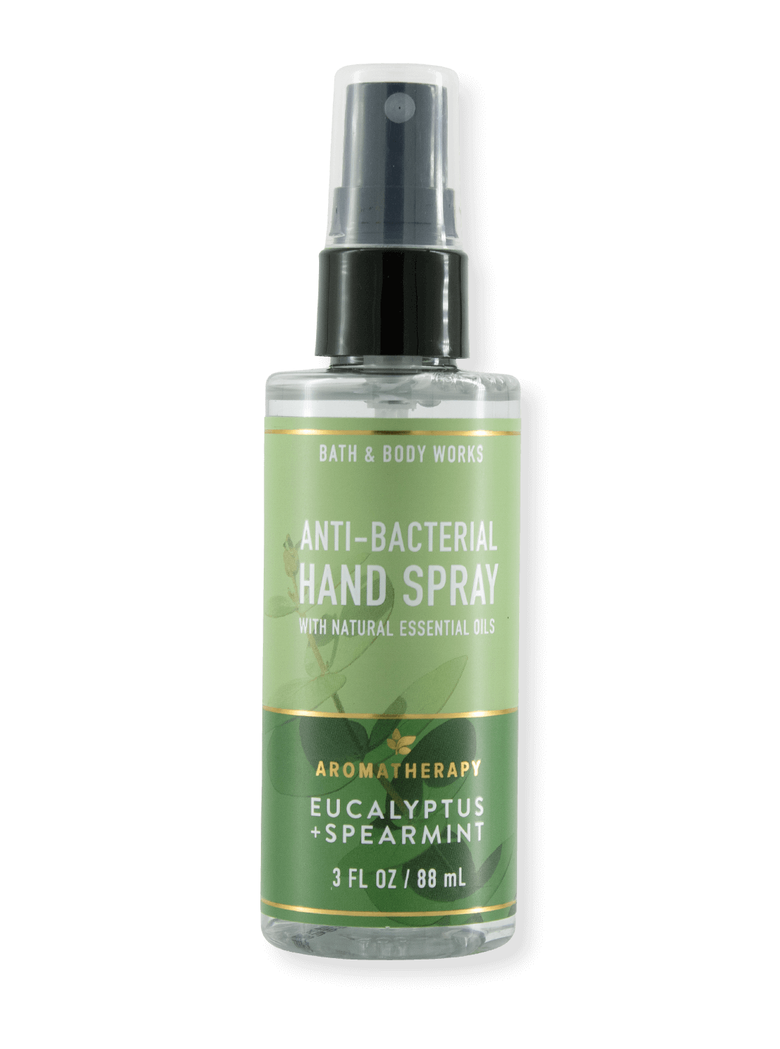 Spray désinfectant pour les mains - Aromathérapie - Eucalyptus + Menthe verte - 88 ml