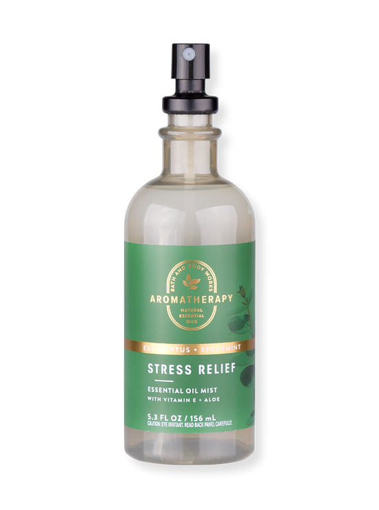 Spray body / oreiller brume - aromathérapie - soulagement du stress - eucalyptus et lance-lance - 156 ml