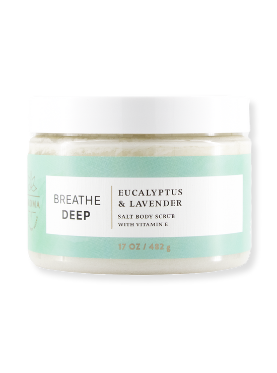 Body Scrub - AROMA - Breathe Deep - Eucalyptus & Lavender - 482g