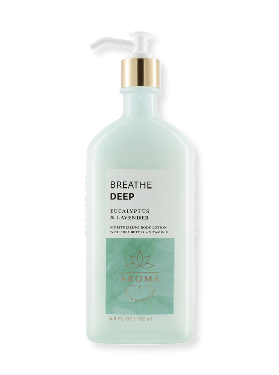 Body Lotion - AROMA - Breathe Deep - Eucalyptus &amp; Lavender - 192ml