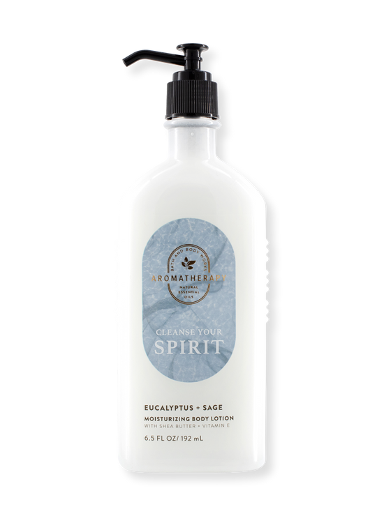 Body Lotion - Aromatherapy - Cleanse Your Spirit - Eucalyptus & Sage  - 192ml