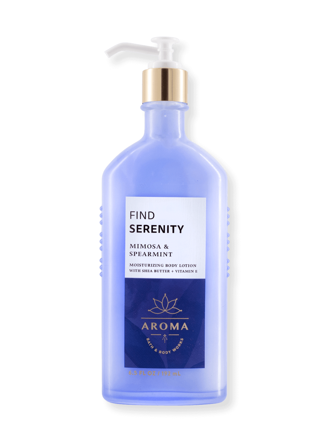 Body Lotion - AROMA - Find Serentity - Mimosa &amp; Spearmint - 192ml
