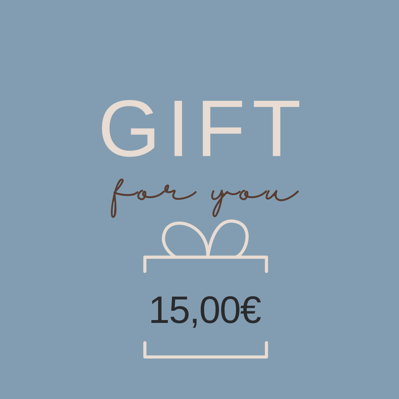 Chèque cadeau digital 15€ - (par email)