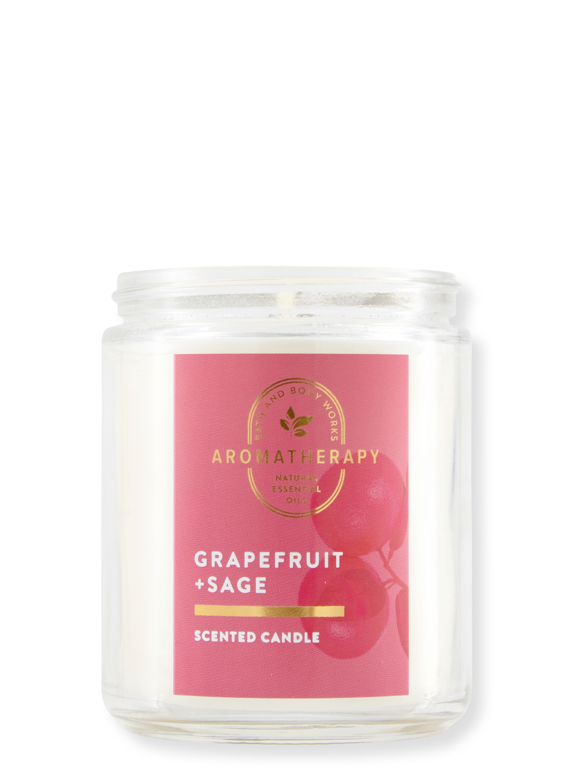 1-Docht Kerze - Aromatherapy - Grapefruit & Sage - 198g