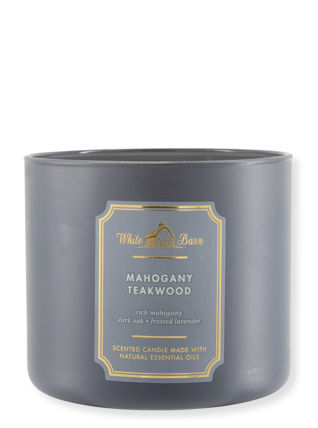 Mahogany Teakwood Intense 3 Wick Candle 14.5 oz / 411 g (Made with Natural  Essential Oils)