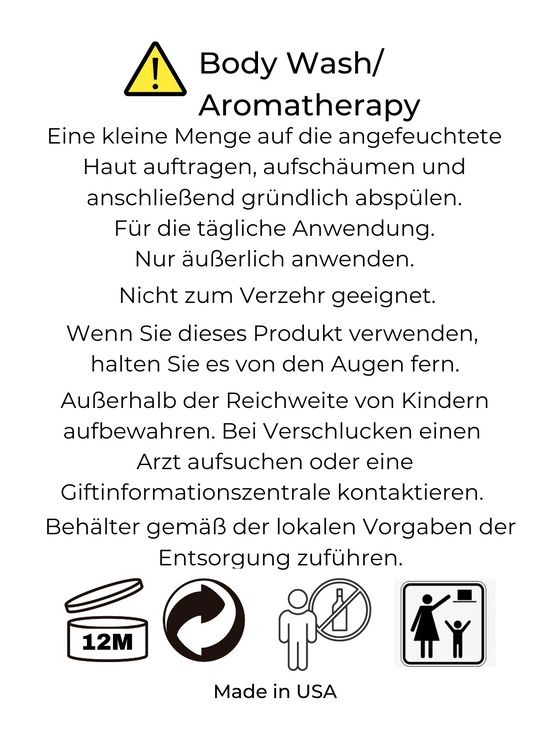 Body Wash - Aromatherapy - Sleep - Lavender & Vanilla- 296ml