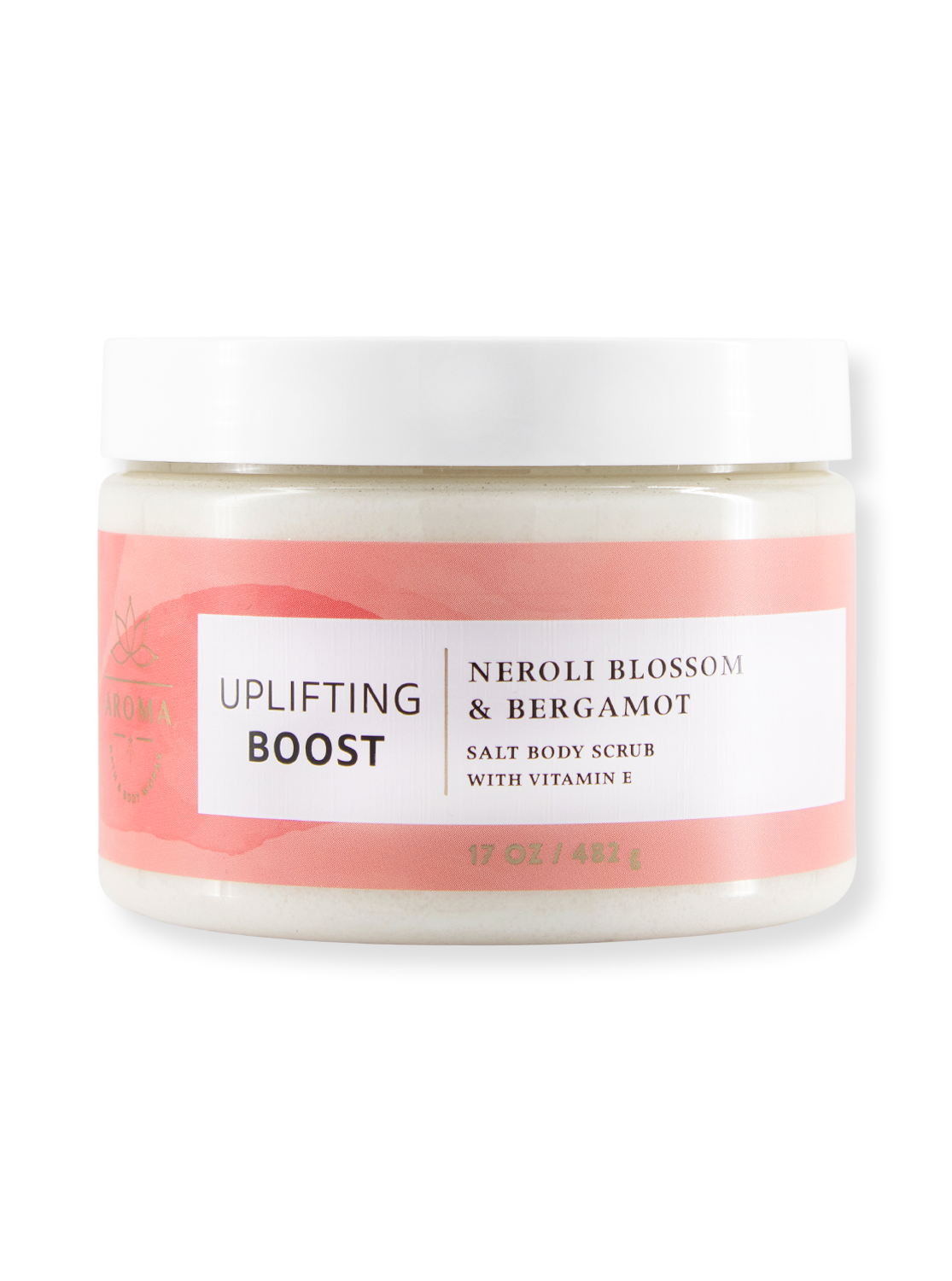 Body Scrub - AROMA - Uplifting Boost - Neroli Blossom & Bergamot - 482g