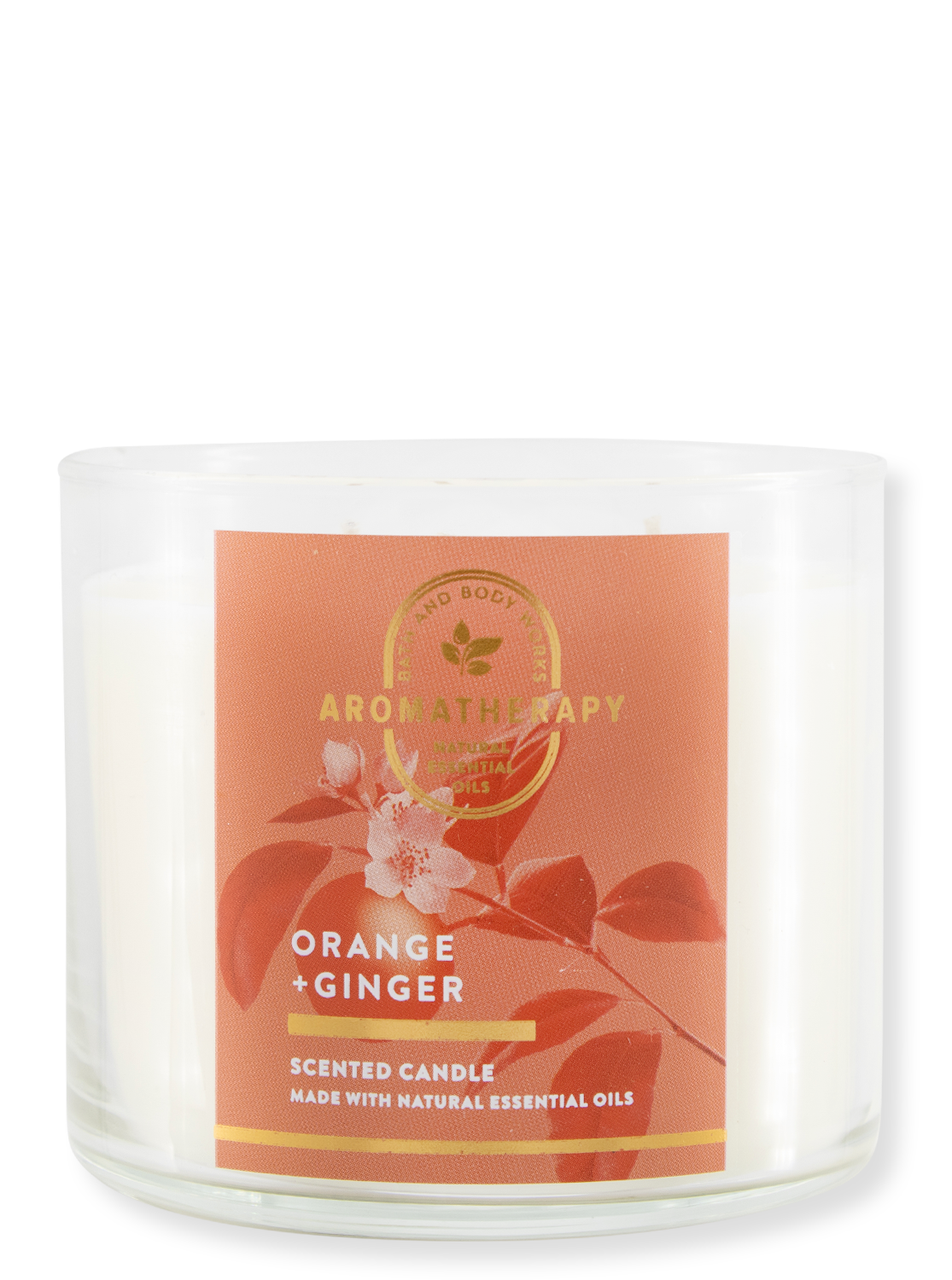 3 -Docht Candle - Aromatherapy - Orange Ginger - 411G